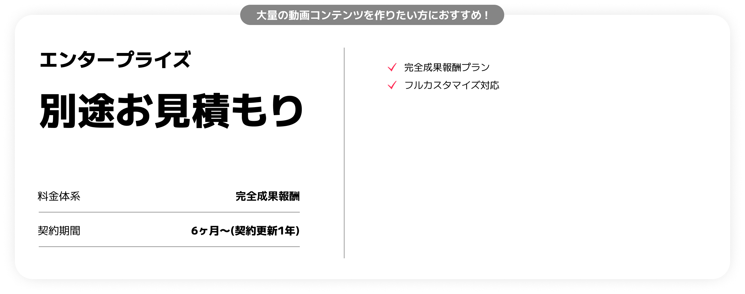 プラン詳細の表